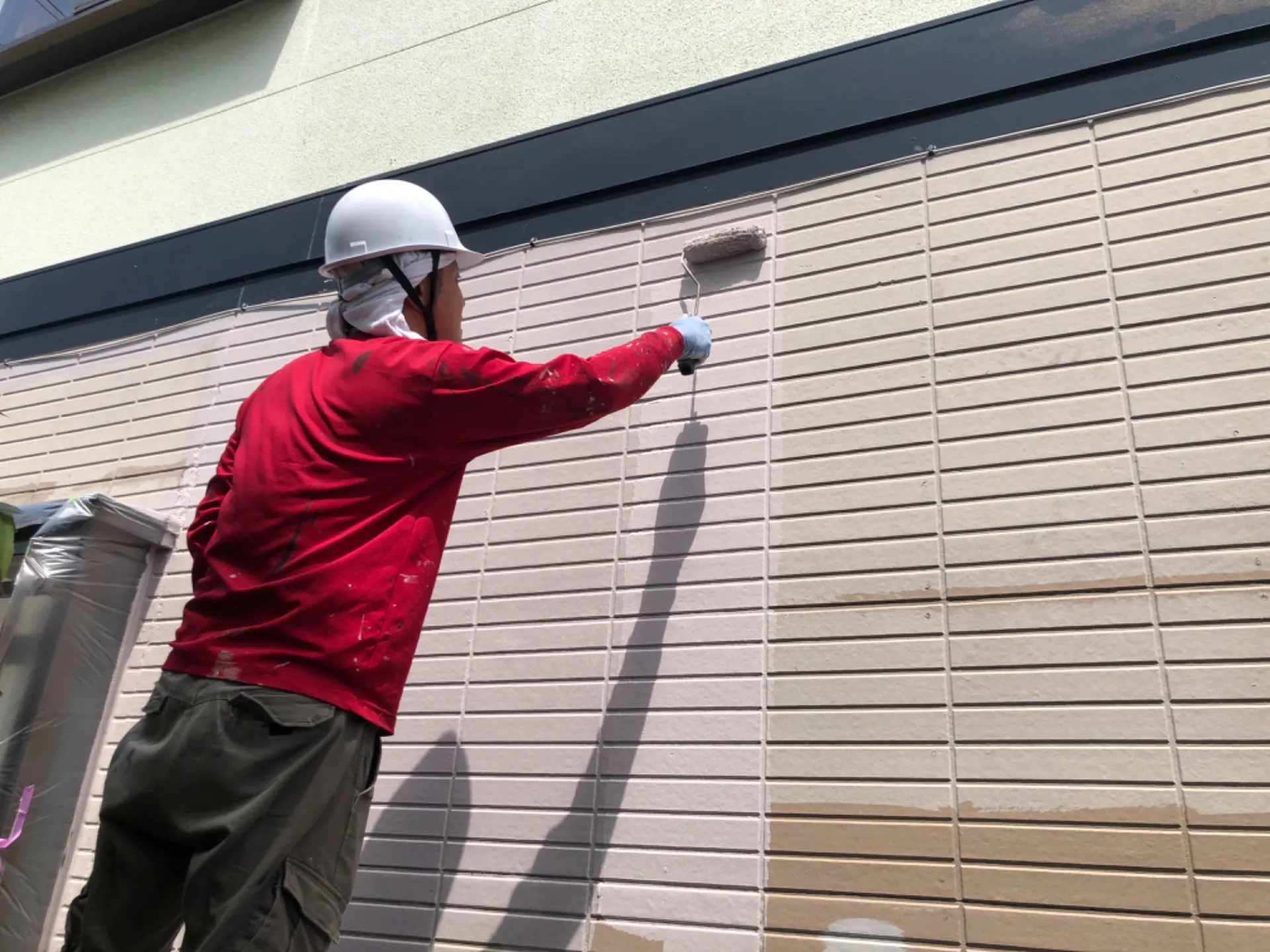 合志市須屋　外壁補修、防水塗装工事